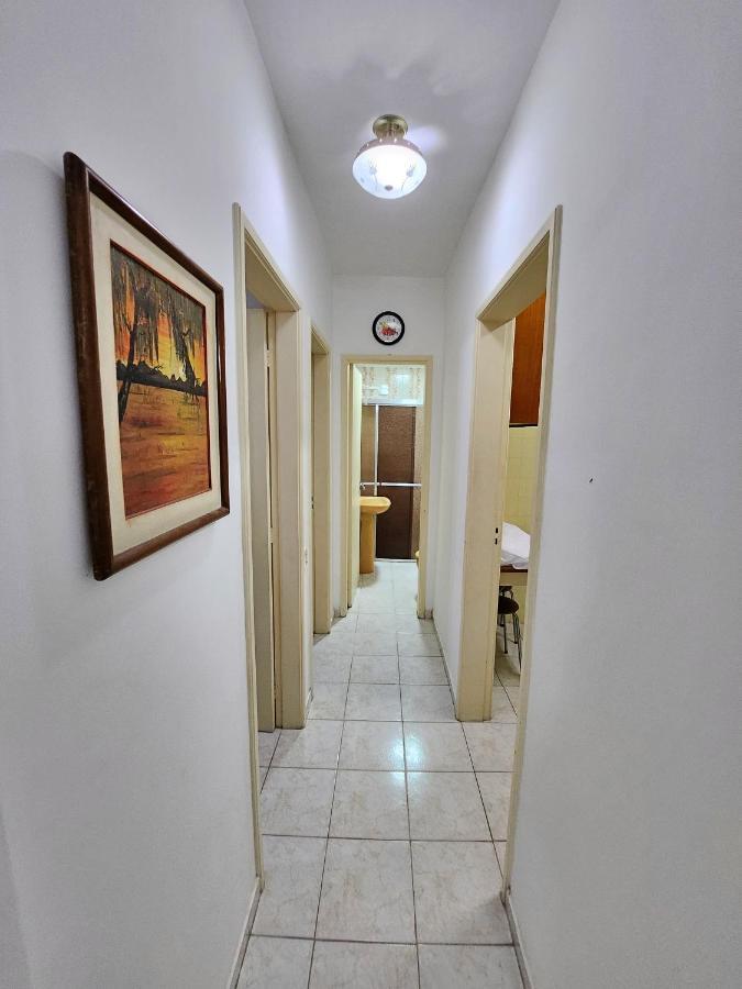 02 Dorms C/Ar Cond, Varanda, Wi-Fi, Lado Praia - Portaria 24H Apartment Guaruja Exterior photo