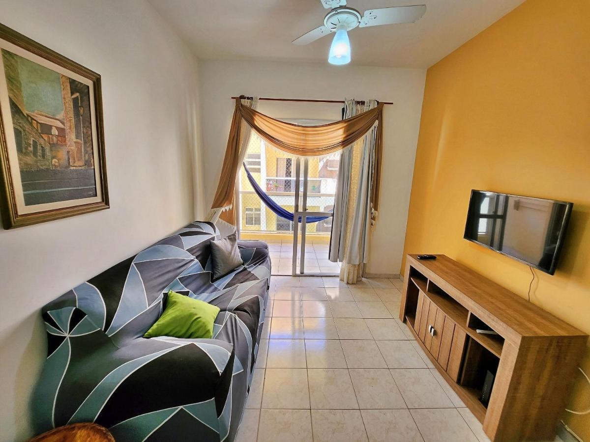 02 Dorms C/Ar Cond, Varanda, Wi-Fi, Lado Praia - Portaria 24H Apartment Guaruja Exterior photo