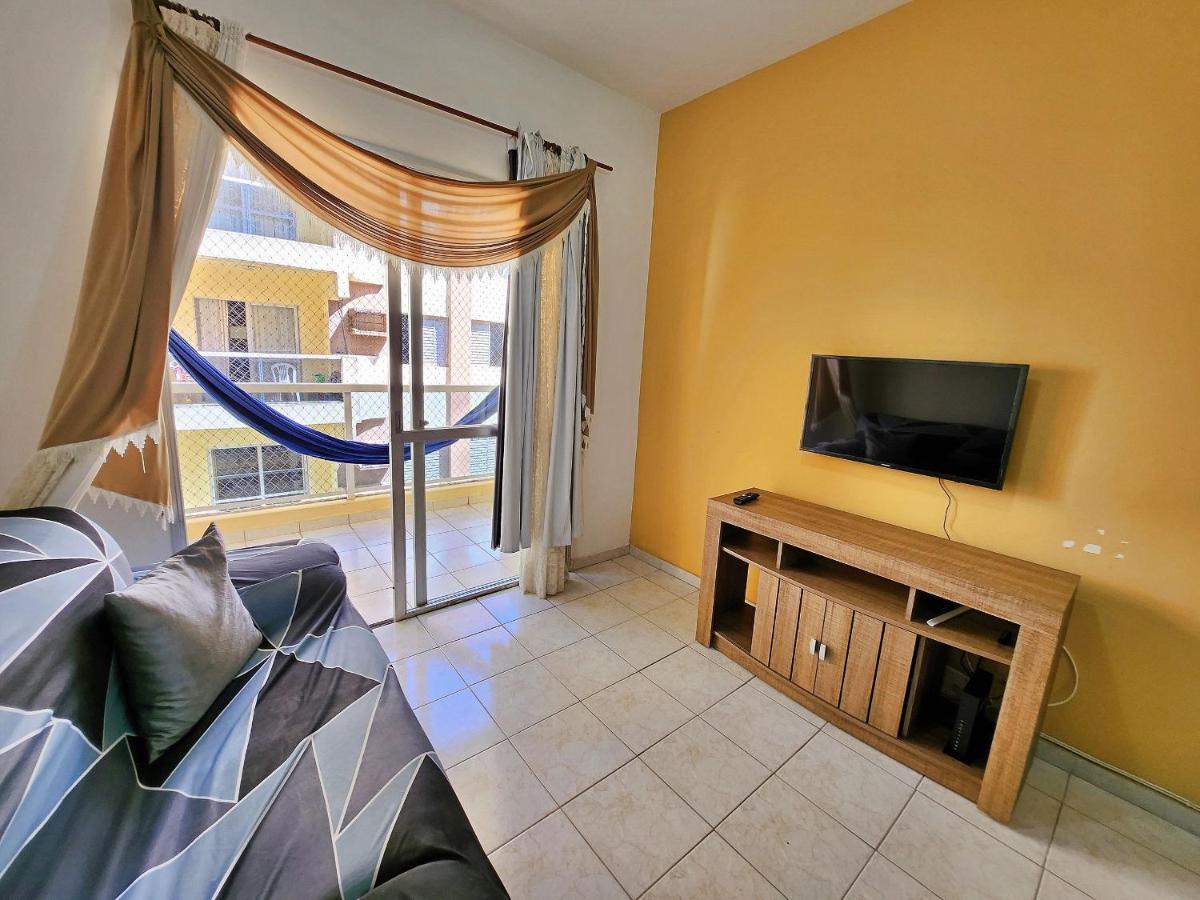 02 Dorms C/Ar Cond, Varanda, Wi-Fi, Lado Praia - Portaria 24H Apartment Guaruja Exterior photo